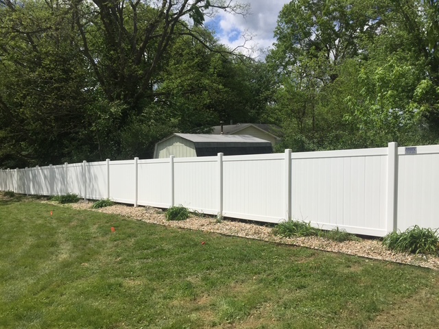 PVC Privacy Fence
